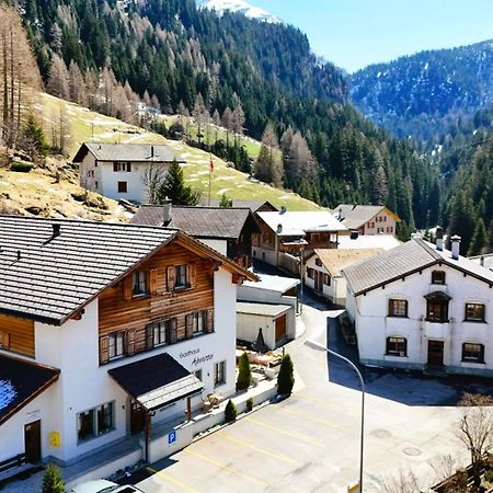 Gasthaus Alpenrose Innerferrera Esterno foto