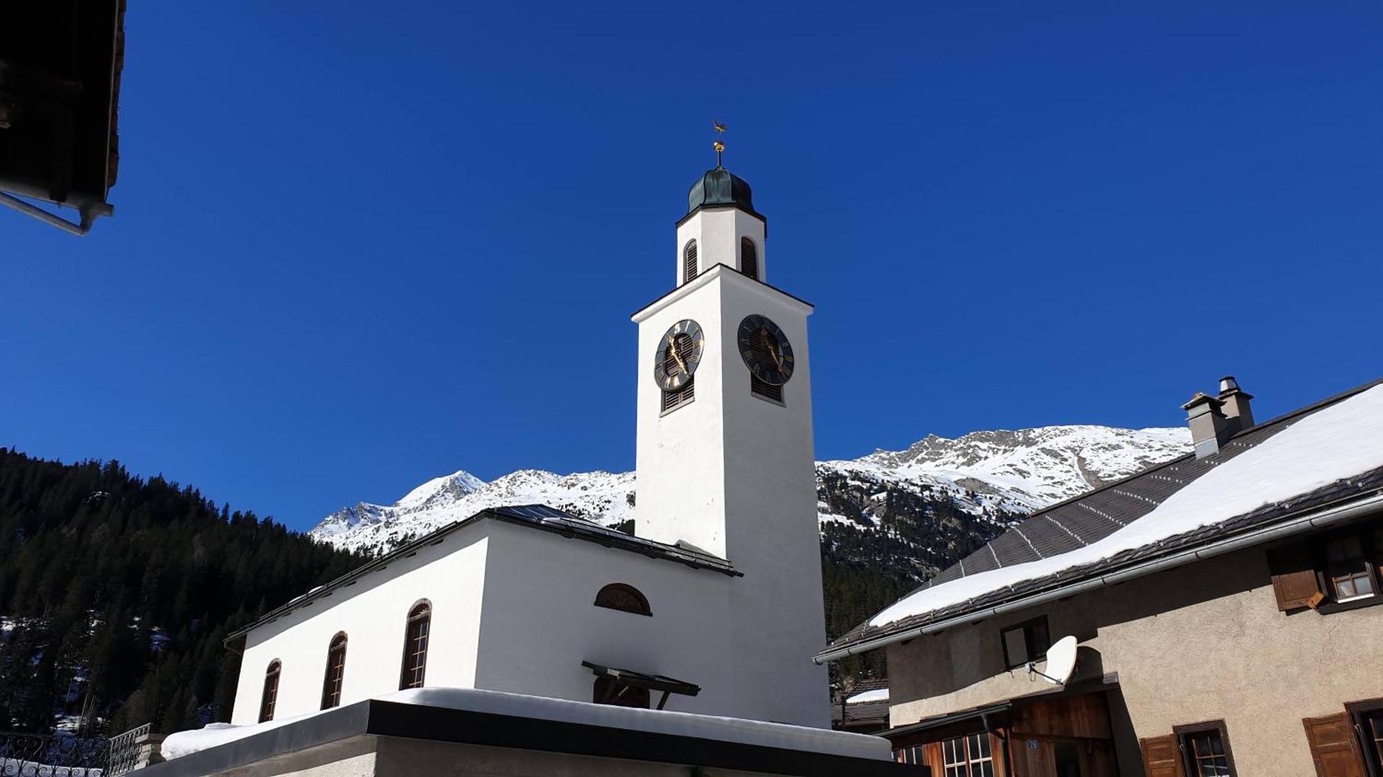 Gasthaus Alpenrose Innerferrera Esterno foto