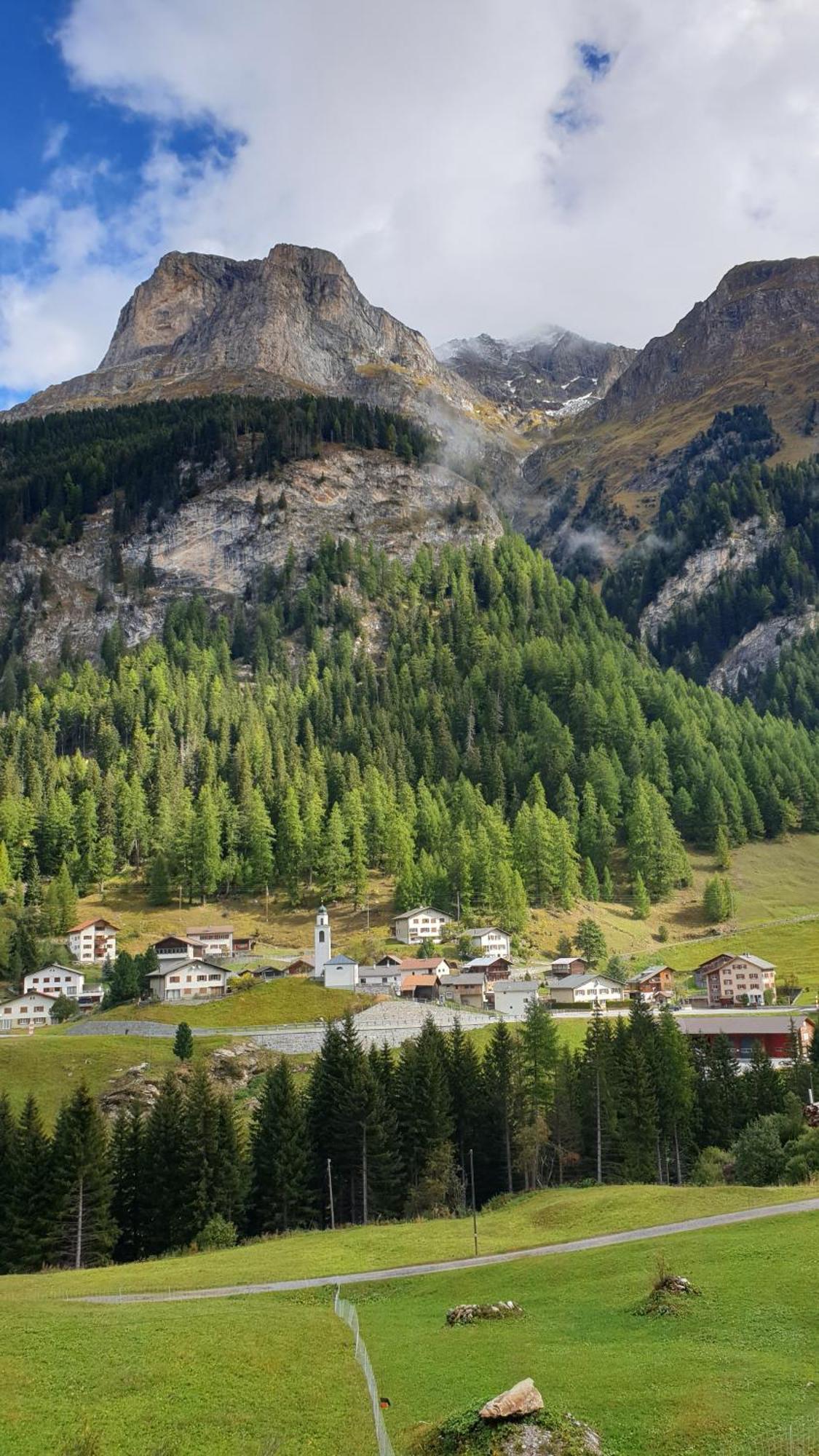 Gasthaus Alpenrose Innerferrera Esterno foto