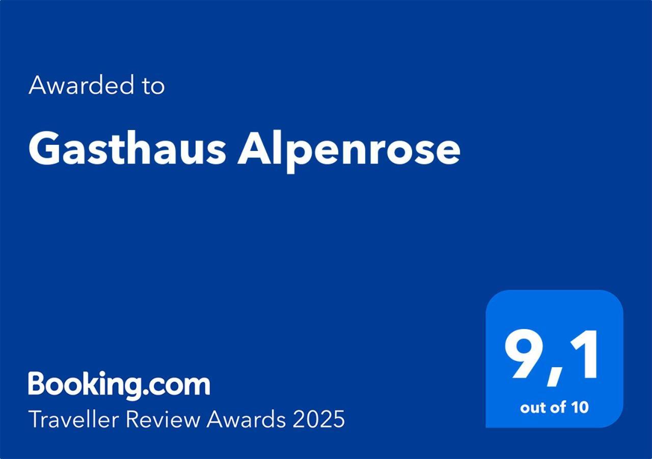 Gasthaus Alpenrose Innerferrera Esterno foto