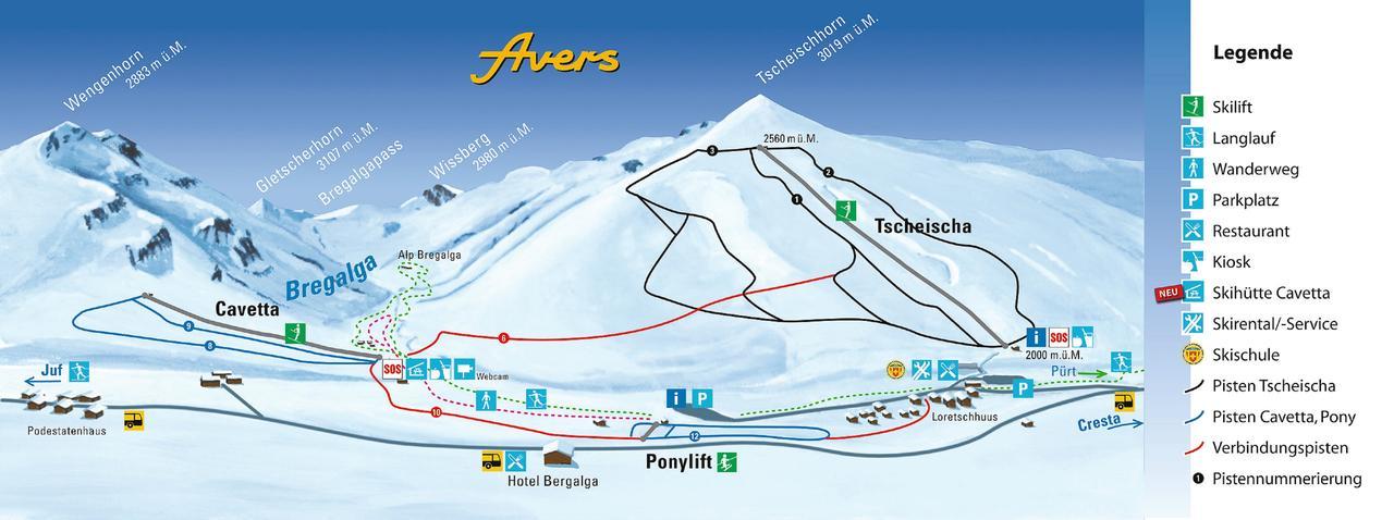 Gasthaus Alpenrose Innerferrera Esterno foto